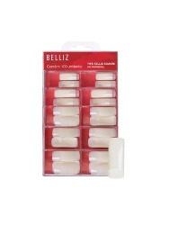 BELLIZ UNHAS TIPS C/100 1252 SQUARE