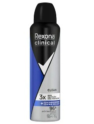 REXONA DESOD CLINICAL AEROSOL 150ML MEN CLEAN