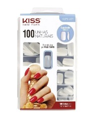 FIRST KISS UNHAS 100PS12BR NATURAIS QUADRADA MEDIO