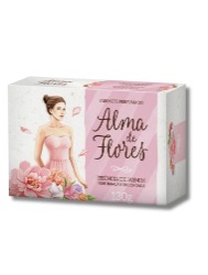 ALMA FLORES SABONETE 130G JASMIM