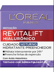 LOREAL REVITALIFT CR HIALURONICO 49G NOTURNO