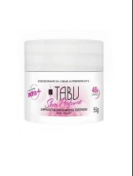 TABU DESOD CREME 55G SEM PERFUME