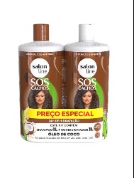 SALON LINE SOS KIT SH+COND COCO 1L