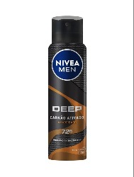 NIVEA DESOD AEROSOL 150ML MASC DEEP AMADEIRADO
