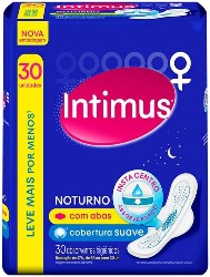INTIMUS GEL NOTURNO SUAVE C/ABAS 30UN