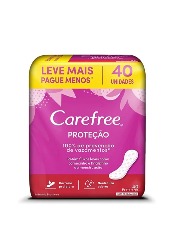 CAREFREE ABS C/40UN NERUTRALIZE S/PERFUME