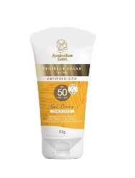 A. GOLD PROTETOR SOLAR FACIAL GEL CREME FPS50 50G