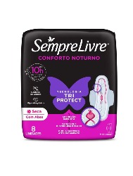 SEMPRE LIVRE NOTURNO SECA 8UN