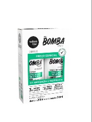 SALON LINE S.O.S BOMBA KIT SH/COND ANTIQUEDA 07034
