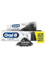 Oral-B Creme Dental Mineral Clean Com Carvão 140g