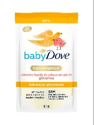 Dove Baby Sabonete Líquido refill Hidratação Glicerinada 180ml