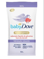 Dove Baby Hora de Dormir Hidratação Relaxante Refil - Sabonete Líquido Infantil 180ml