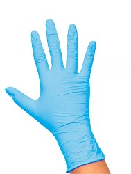 SANTA CLARA LUVA NITRILICA AZUL 5079 G 12UN