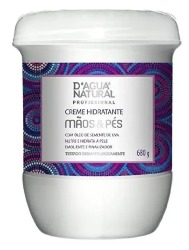 DAGUA NATURAL CREME MAOS PES OLEO UVA 680G
