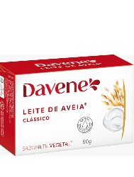 DAVENE SABONETE AVEIA 90G CLASSICO VERMELHO