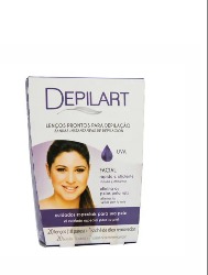 DEPILART FOLHAS PRONTAS FACIAL UVA 10 PARES 058
