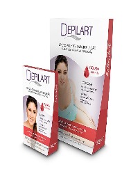 DEPILART FOLHAS PRONTAS PERNAS GOIABA 10 PARES 053