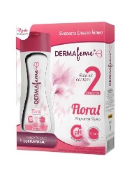 DERMAFEME KIT SAB INTIMO 2X200ML FLORAL