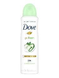 DOVE DESODORANTE AEROSOL 150ML GO FRESH PEPINO