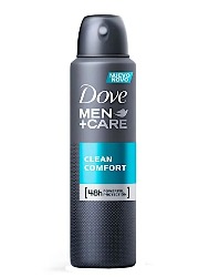 DOVE DESODORANTE AEROSOL MEN 150ML CLEAN COMFORT