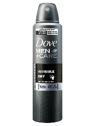 DOVE DESODORANTE AEROSOL MEN 150ML INVISIBLE DRY