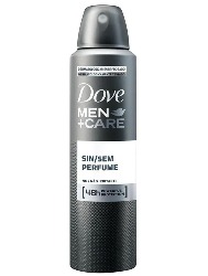 DOVE DESODORANTE AEROSOL MEN 150ML SEM PERFUME