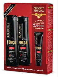 Bio Extratus Kit Força com Pimenta de Shampoo + Condicionador + Máscara Bio Extratus Força com Pimenta