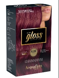 ACQUAFLORA HIDRA GLOSS KIT TINTURA 6.26
