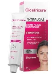 CICATRICURE CREME FACIAL ANTIRRUGAS 50G