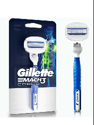 GILLETTE APARELHO MACH 3 CORPO C/CARGA 1UN