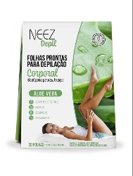 NEEZ DEPIL FOLHAS PRONTAS CORP 20FLS ALOE VERA
