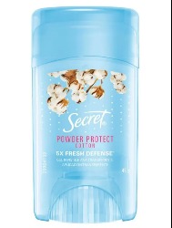 SECRET DESOD CLEAR GEL 45G COTTON