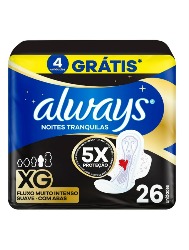ALWAYS ABS NOTURNO EXTRA G C/ABAS 26UN