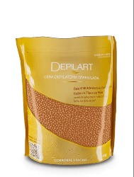 DEPILART CERA QUENTE GRANULADA 1KG DOCE DE LEITE