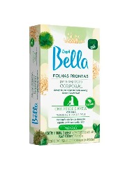 DEPIL BELLA FOLHAS FACIAL 16FLS CHA VERDE AVEIA