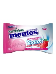 HERBISSIMO MENTOS SAB VEGETAL 80G YOGURT MORANGO
