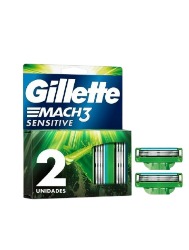 GILLETE REFIL MACH 3 SENSITIVE C/2UN