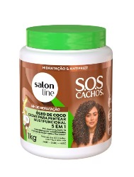 SALON LINE SOS CREME PENTEAR 5 EM 1 OLEO DE COCO
