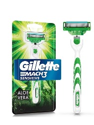 GILLETTE APARELHO MACH 3 SENSITIVE