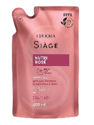 EUDORA SIAGE SH REFIL 400ML NUTRI ROSE