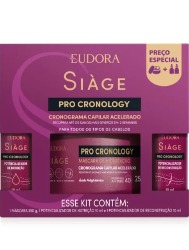 Kit Eudora Siàge Pro Cronology Cronograma Capilar Acelerado (3 Produtos)