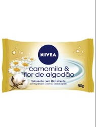 NIVEA SAB BARRA 85G CAMOMILA FLORES ALGODAO