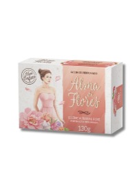 ALMA FLORES SABONETE 130G ROSE