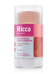 RICCA BASTAO FACIAL ARGILA VERMELHA 3806