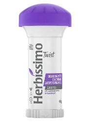 HERBISSIMO DESOD CREME TWIST 45G LAVANDA