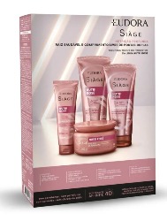 Kit Eudora Siàge Nutri Rosé Shampoo 250ml + Condicionador 125ml + Leave in 30ml