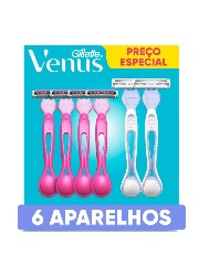 VENUS KIT APARELHO SUAVE 4UN+APARELHO INTIMA 2UN