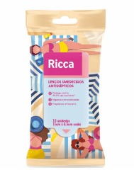 RICCA LENCOS UMEDECIDOS ANTISSEPTICOS LARANJA 10UN 3802