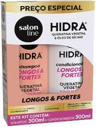 SALON LINE HIDRA KIT SH/COND QUERATINA E OLEO D
