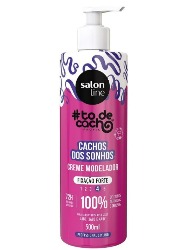 SALON LINE #TODECACHO CREME MODELA CONDICIONADOR CACHOS DOS SONHOS